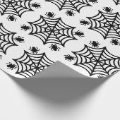 Spiderweb Halloween Geschenkpapier (Ecke)