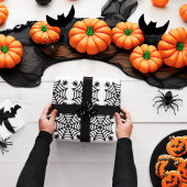 Spiderweb Halloween Geschenkpapier