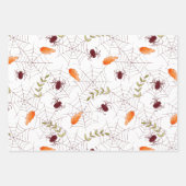 Spiderweb Halloween Geschenkpapier Set (Vorderseite 2)