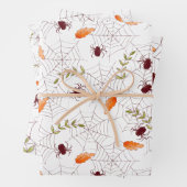 Spiderweb Halloween Geschenkpapier Set (Beispiel)