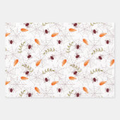 Spiderweb Halloween Geschenkpapier Set (Vorderseite)