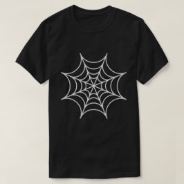 Spiderweb Halloween Glitzer T - Shirt