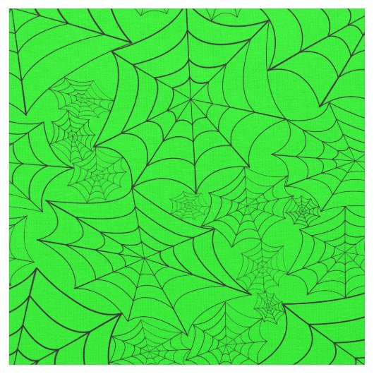 spiderweb halloween gothic spider web acid green stoff (Nahaufnahme)