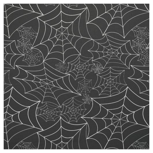 spiderweb halloween gothic spider web black stoff (Muster)