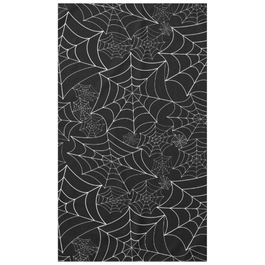 spiderweb halloween gothic spider web black tischdecke (Vorderseite)