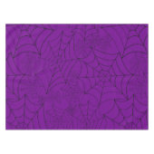 spiderweb halloween gothic spider web purple tischdecke (Vorderseite (Horizontal))