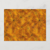 Spiderweb Halloween Kinderdusche Einladung (Rückseite)