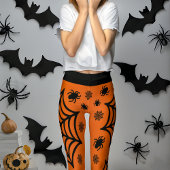 Spiderweb Halloween Leggings