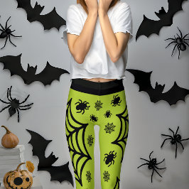 Spiderweb Halloween Leggings