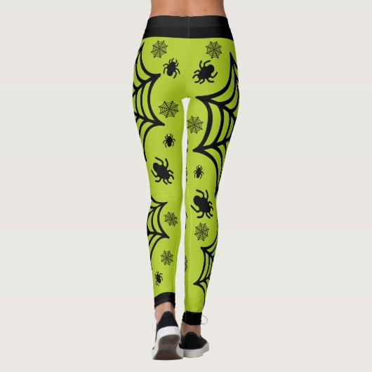 Spiderweb Halloween Leggings (Rückseite)