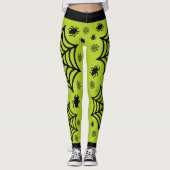 Spiderweb Halloween Leggings (Vorderseite)
