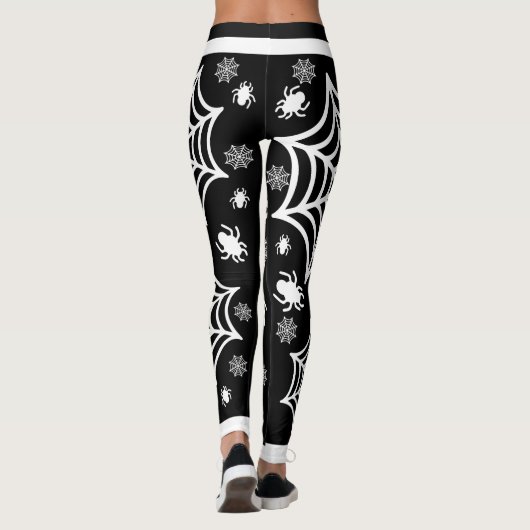 Spiderweb Halloween Leggings (Rückseite)