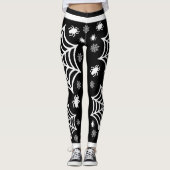 Spiderweb Halloween Leggings (Vorderseite)