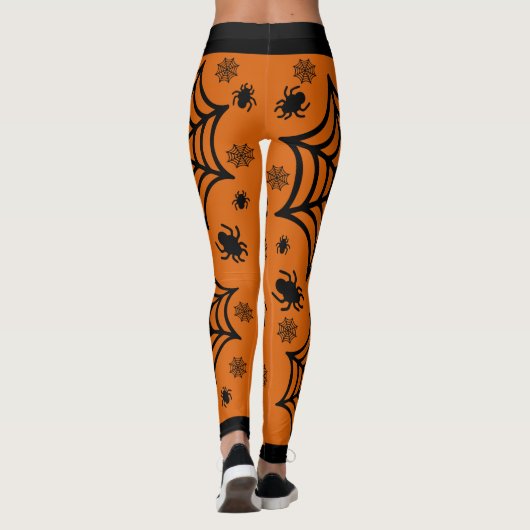 Spiderweb Halloween Leggings (Rückseite)