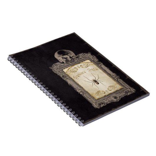 Spiderweb Halloween Notizblock (Rechte Seite)