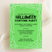 Spiderweb Halloween-Party Einladung