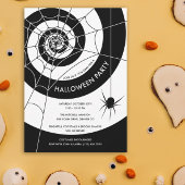 Spiderweb Halloween-Party Einladungen