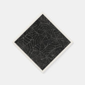 Spiderweb-Halloween-Party Serviette (Ecke)
