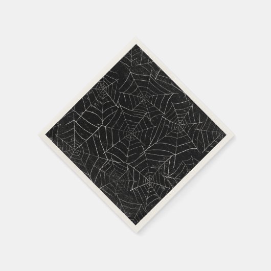 Spiderweb-Halloween-Party Serviette (Ecke)