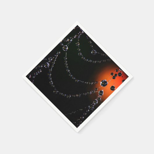 Spiderweb Juwelen Servietten (Ecke)