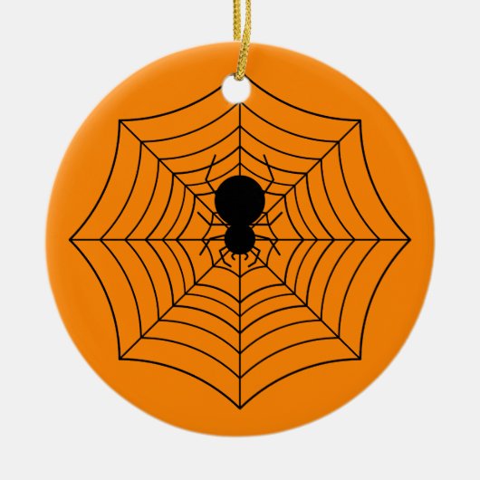 Spiderweb Keramik Ornament (Vorne)