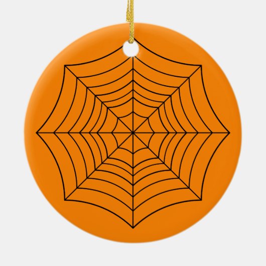 Spiderweb Keramik Ornament (Hinten)