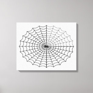Spiderweb Leinwanddruck