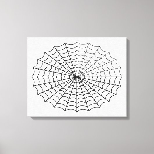 Spiderweb Leinwanddruck (Vorderseite)