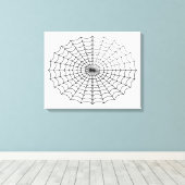 Spiderweb Leinwanddruck (Insitu (Holzboden))