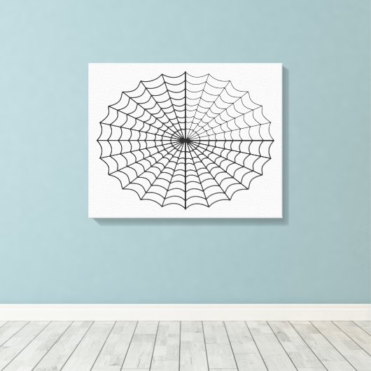 Spiderweb Leinwanddruck (Insitu (Holzboden))