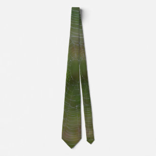 Spiderweb mit Droplets Neck Tie Krawatte