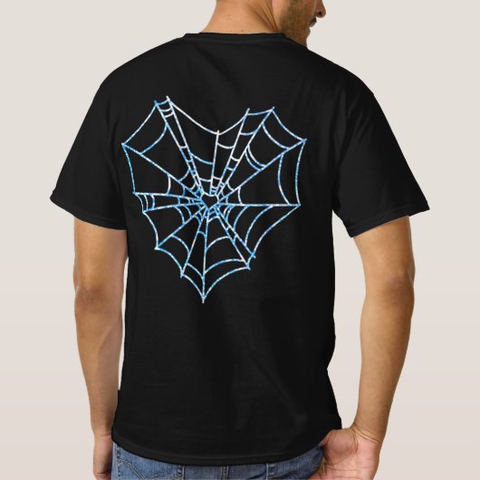 Spiderweb or Cobweb Printed Design Tshirt (Rückseite)