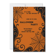 Spiderweb Ornament Orange Black Gothic halloween