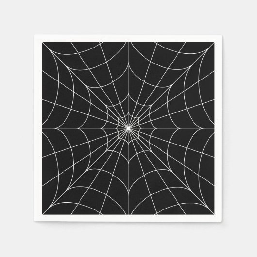 Spiderweb Paper Napkin Serviette (Vorderseite)