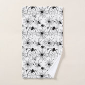 Spiderweb Pattern Halloween  Badhandtuch Set (Handtuch)