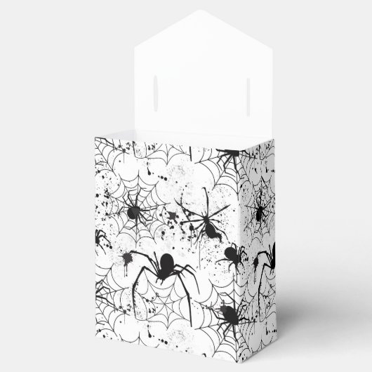Spiderweb Pattern Halloween Geschenkschachtel (Geöffnet)