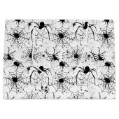 Spiderweb Pattern Halloween  Große Geschenktüte (Vorderseite)