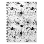 Spiderweb Pattern Halloween  Notizblock (Vorderseite)