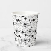 Spiderweb Pattern Halloween  Pappbecher (Links)