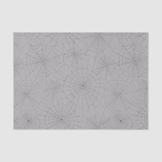 Spiderweb Pattern Halloween Seidenpapier (Vorderseite)