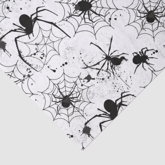 Spiderweb Pattern Halloween  Seidenpapier (Detail)