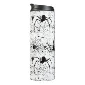 Spiderweb Pattern Halloween  Thermosbecher (Nach rechts gedreht)