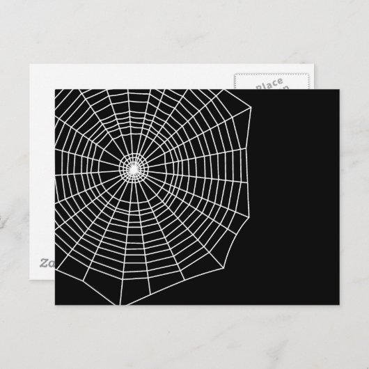 Spiderweb Postkarte (Vorne/Hinten)