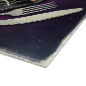 Spiderweb Salsa & Spuk Chips Schneidebrett (Ecke)