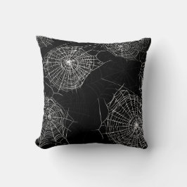 Spiderweb Schwarz und Weiß Streifen Kissen