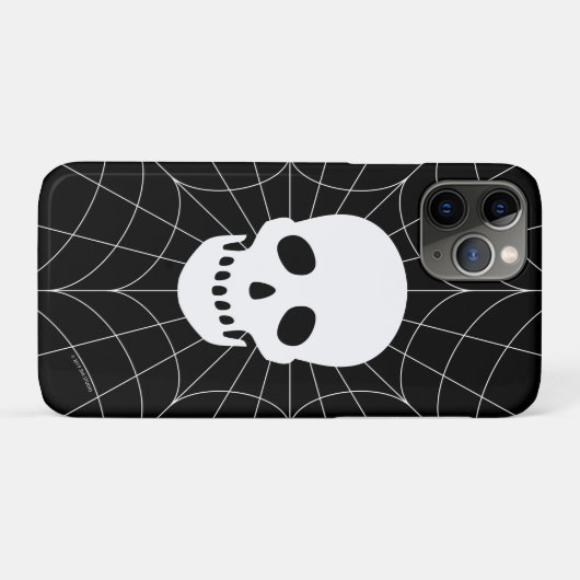 Spiderweb Skull Case-Mate iPhone Hülle (Rückseite (Horizontal))