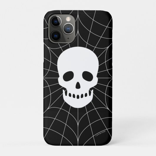 Spiderweb Skull Case-Mate iPhone Hülle (Rückseite)