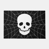 Spiderweb Skull Door Mat Fußmatte (Vorderseite)