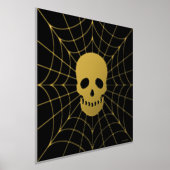 Spiderweb Skull Foil Print Foliendrucke (Ablage )