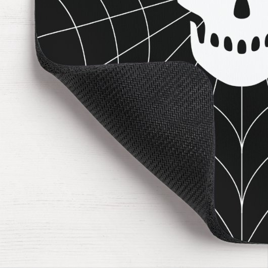 Spiderweb Skull Mousepad (Ecke)